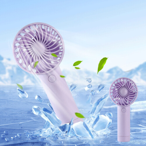 Portable Handheld Fan Three Speed USB Rechargeable Small Personal Fan