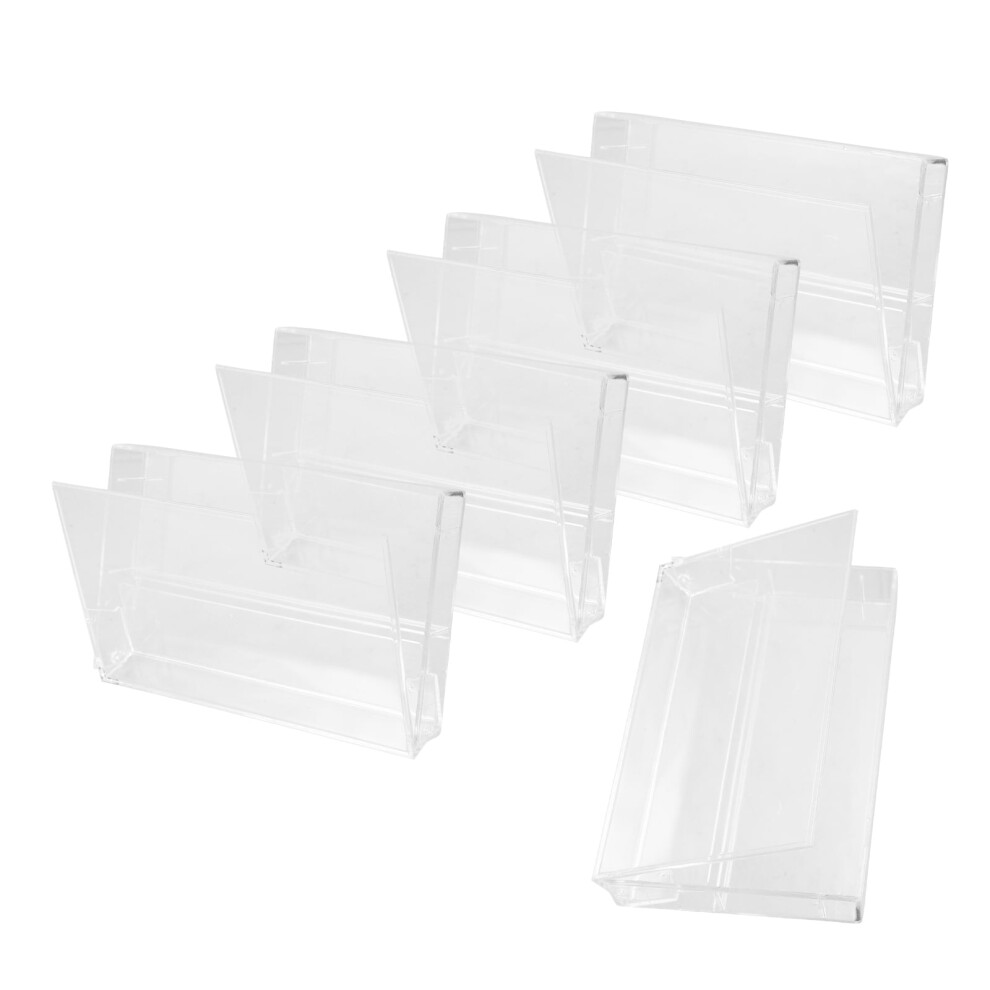 5-Pack Vintage Cassette Tape Storage Cases Clear Plastic Audio Tape Holders Organizer Boxes For Music Cassette Shells 9773935341012
