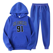 Mens Hoodies Men and Women Autumn and Winter Fashion Casual Letter Printed Sweater Pants Sports Suit