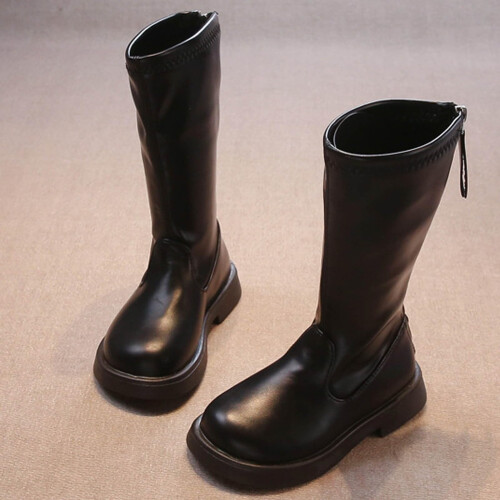 Children's Boots, Single Boots, Long Boots With Zip Ties, Long Boots