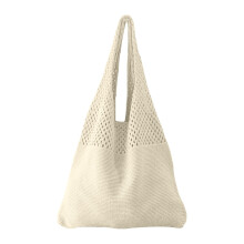 Sac cabas de plage en maille crochetée, sac bandoulière, sac hobo pour femme