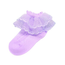 Chaussettes pour tout-petits, printemps et automne, chaussettes mignonnes en coton, chaussettes en dentelle brodée délicate, chaussettes princesse