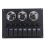 Multi-Function Rocker Switch Panel With Blue LED Light Indicator And Dual USB Charge, Short Circuit Protection Digital Voltage Display Marine 3