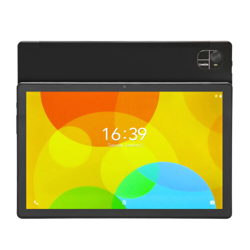 Tablet com tela IPS de 10,1 polegadas de alta resolução, dispositivo Android com potente processador octa-core, suporte para armazenamento 2