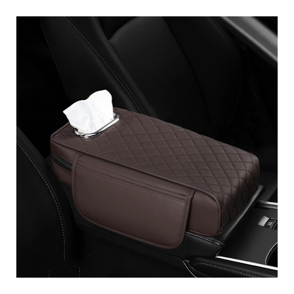 Memory Foam Car Armrest Cushion, Universal, Non-Slip, Ergonomic, Pu Leather, Compatible With Cars & Trucks 9357860050142