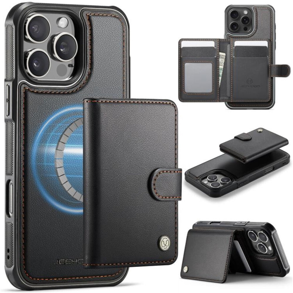 Jeehood Iphone 16 Pro Case: Rfid-Blocking Magsafe Wallet 968604594359