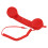 Red Retro Wired Cellphone Handset for Smartphone PC with 3.5mm Plug 14