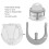 Grey Infant Bathtub Seat, Folding, 29 cm 8