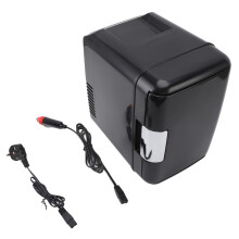 Compact Refrigerator for Skincare Storage with Removable Shelf, Portable Cooler & Warmer Eco-Friendly Freon-Free Adjustable Thermostat Low Noise