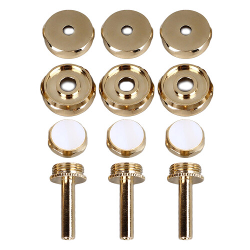 12Pcs Trumpet Accessories Metal Upper/Lower Covers 1