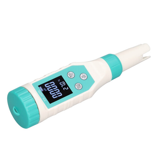 Backlit LCD Water Quality Tester Pen7In1Multifunctional5In1With Digital Salinity Testing IP67Waterproof And Automatic Temp Compensation For 1