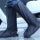 Rain Boot Covers L 38-39 Black PVC Waterproof 400g 11