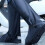 Rain Boot Covers L 38-39 Black PVC Waterproof 400g 12
