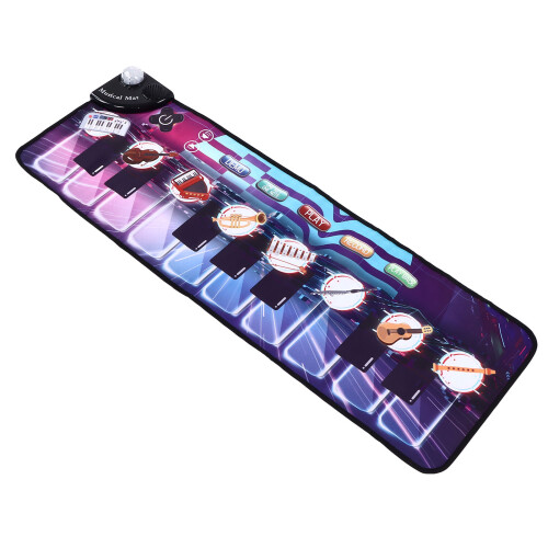 Enhances Learning Ability Piano Mat For Kids, Featuring Foldable Piano Keyboard, Multi Mode Play Options, Flash Effect And Battery Operated 2