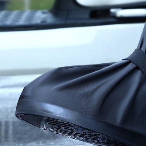 Rain Boot Covers L 38-39 Black PVC 400g Reflector 2