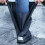 Rain Boot Covers L 38-39 Black PVC Waterproof 400g 6