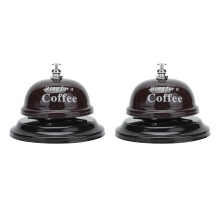 Classic Service Bell, Wide Application In Hotels, Clear Sound For Timely Attention, Non-Slip Base, Durable Counter Bell, Stainless Steel Call Bell,