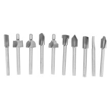 Master Engraver's Suite, High Speed Steel Engraving Bits1_8Inch Shank Milling Cutters for Unparalleled Woodworking Brilliance
