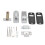 Password Security Lock, Robust Keyless Entry System for Gates Parking Lots, Zinc Alloy Combination Entry Lock with Customizable Access 1