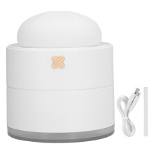 Farverig LED-lysluftfugter, sød aromaterapi-luftfugter med USB-drevet sikkerhedssonde, forhindrer tør forbrænding, æterisk oliediffuser,