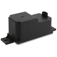 Leichte 400 ml Sportwasserflasche mit auslaufsicherem Deckel, Schwarz
