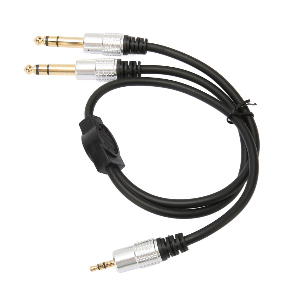 Dual 3.5Mm To 6.35Mm Y Splitter Cable For Guitar Audio Equipment Speakers 7611388121688