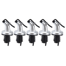 Food Grade Silicone Pourers For Oils, Vinegars, And More, With A Leakproof Design To Ensure Every Pour Is Controlled And Clean (5pcs)