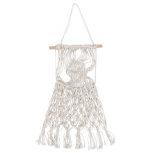 Decor versatil în stil boem, macrame din frânghie de bumbac țesută manual, pentru agățat de perete, pentru o casă boemă modernă și un cadou