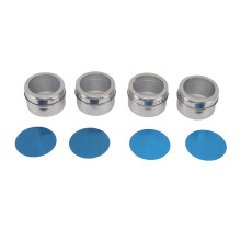 Kitchen And Office Revolution, Multipurpose Spice Jars For Versatile Storage, Magnetic Spice Jars For Customizable Placement, Stainless Steel Spice