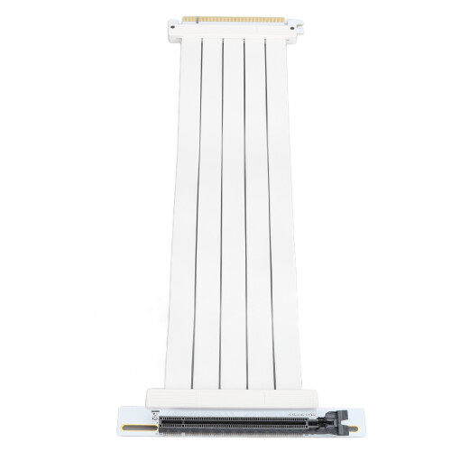 PCIe4.0Vertical Mount Riser Cable With Gold Plated Connectors, EMI Shielded Ultra Flexible Technology Foldable Flat Design Backward Compatible With 1