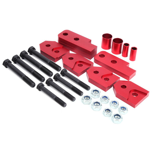 Kit de elevação de 2 polegadas para quadriciclo Yamaha Rhino com design de suspensão completa e construção durável em alumínio, aumenta a 2