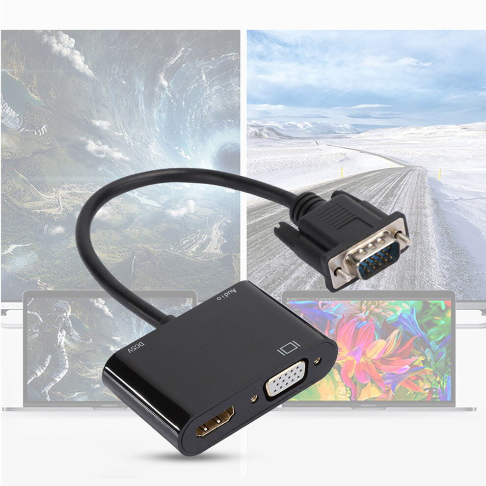 Plug-And-Play Vga To Hdmi Adapter 7340572332493