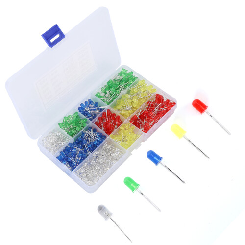 Έργα LED DIY Εξαιρετικά φωτεινά LED Δίοδοι εκπομπής φωτός LED Μίνι δίοδοι LED με 1