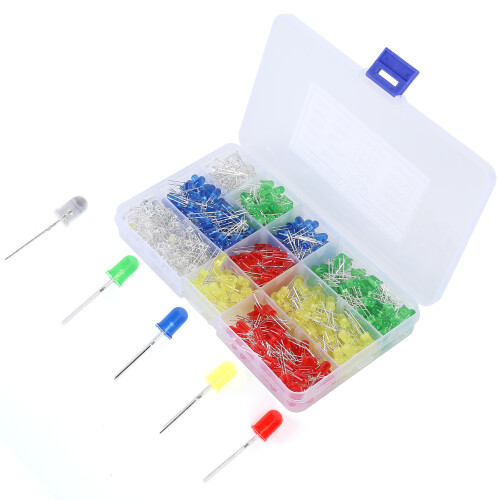Έργα LED DIY Εξαιρετικά φωτεινά LED Δίοδοι εκπομπής φωτός LED Μίνι δίοδοι LED με 2