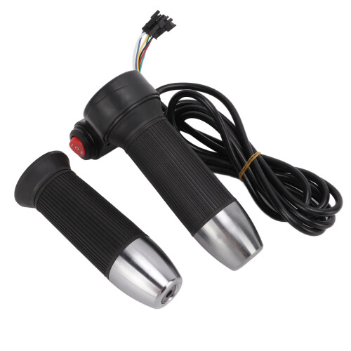 Ergonomic Twist Handlebar Throttle, Electric Throttle With Reverse And Three Speed Switch Universal Voltage LCD Battery Display Variable Speed 2