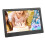 Electronic Photo Frame With Motion Detection Background Music HD Display Multiple Language Support Auto Playback Timer Infrared Remote Control Plug 3