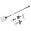 Anti Rust Material Durable ABS Plastic Aquarium Cleaning Tool Fish Tank Cleaning Kit Adjustable Handle Multi Functional Tools Right Angle Brush Glass 5