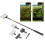 Anti Rust Material Durable ABS Plastic Aquarium Cleaning Tool Fish Tank Cleaning Kit Adjustable Handle Multi Functional Tools Right Angle Brush Glass 8