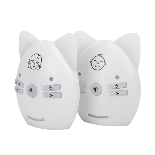 Digital Audio Baby Monitor With2.4GHz Wireless Transmission Avoid Interference Adjustable Volume Night Light Feature Two Way Intercom Function USB 1