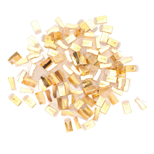Επιχρυσωμένο καλώδιο δικτύου, θωρακισμένο βύσμα Ethernet που μεταδίδει δεδομένα, 1