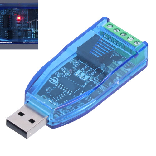 Προσαρμογέας USB σε RS485, βιομηχανικής ποιότητας, προστασία CH340Chip, αυτόματος έλεγχος 2