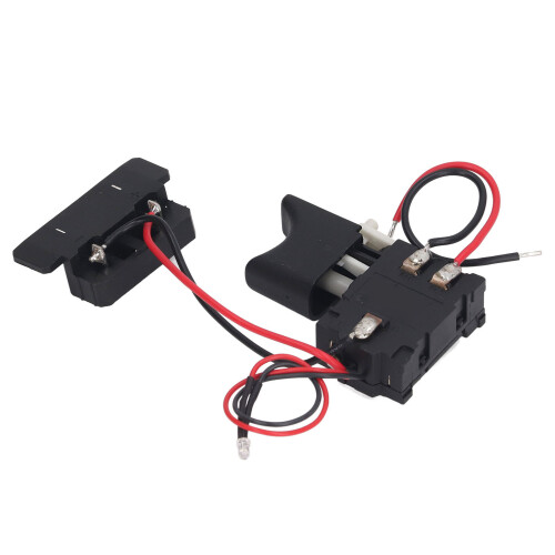 Replacement Part Electric Drill Switch Speed Control Trigger Switch For Adjustable Speed Power Tool With Lighting Function Cordless Drill Easy To 2