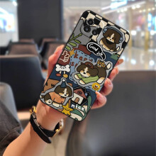 Capa para celular compatível com Samsung Galaxy A03Euro/166mm – Capa de TPU com desenho animado, resistente a impactos, à prova d'água e poeira.