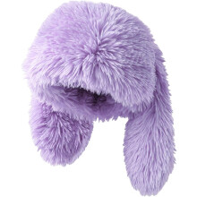 Pluszowa czapka beanie z uszami króliczka – miękka w stylu Y2K, regulowana