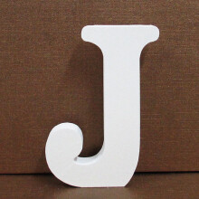 3,15 inch witte staande houten letters, onafgewerkte doe-het-zelf alfabetschijven voor knutselprojecten, feestjes, bruiloften en wanddecoratie –