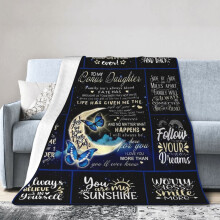 Regalo per la nipote dalla zia: coperta morbida e soffice in pile per divano, letto e soggiorno (40*50 pollici)