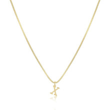 Collana con iniziale WZXPWT, ciondolo con lettera delicata personalizzato, girocollo con alfabeto personalizzato per donna