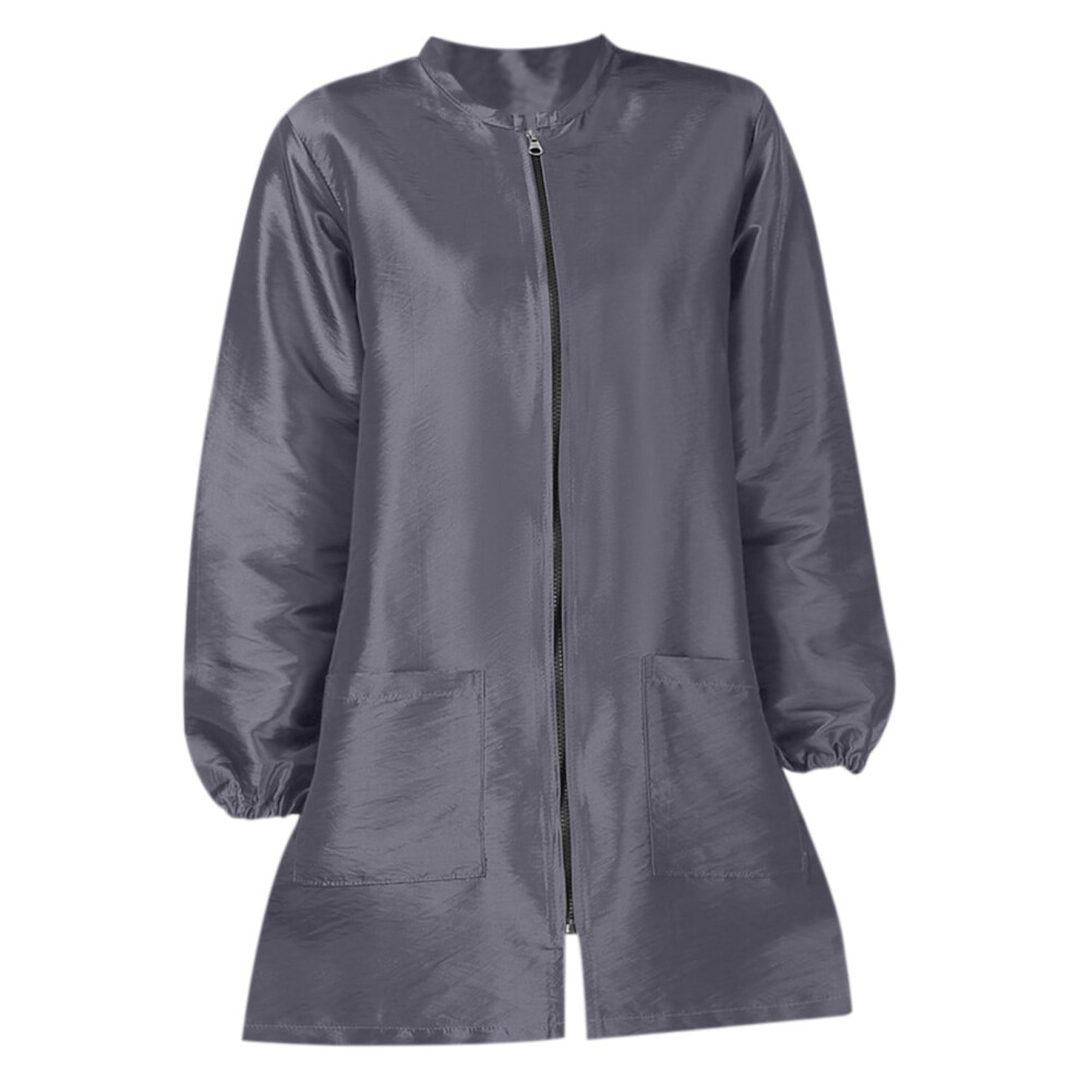 Salon Smock Cosmetologist Barber Smock Stylist Jacket Hairdresser Cape Jacket Pet Grooming,Waterproof Barber Apron C For Women Men 9340959357406