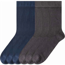 Lot de 6 paires de chaussettes fines en modal pour homme, chaussettes de pantalon douces, respirantes et légères, pointures 7 à 11.