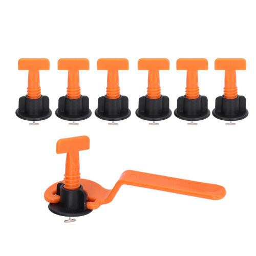 High Efficiency Tile Leveling System Kit Adjustable Design Reusable Spacers Durable Eco Friendly Flat Surface Wear Resistant Tools For Tile 2